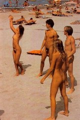 Naked women in the water